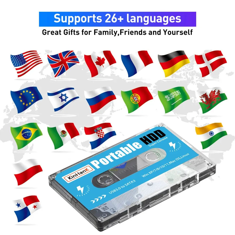 KINHANK Portable Super HDD Game Console