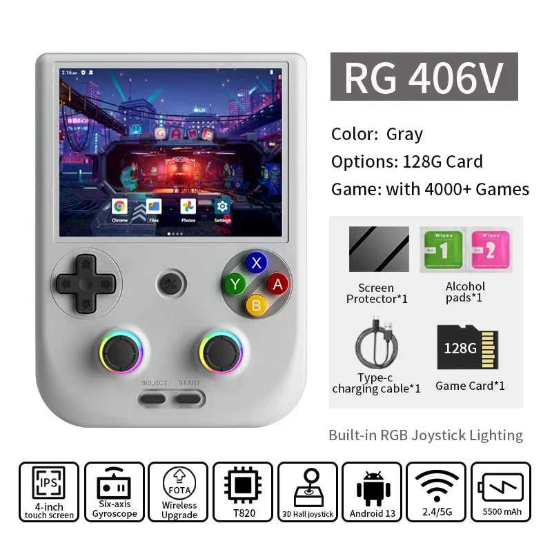 ANBERNIC RG 406V Handheld Game Console